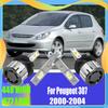Oncoming Driver-Friendly Brightness LED Headlight Bulbs H1 High Beam H7 Low Beam Bulb For Peugeot 307 2000 2001 2002 2003 2004