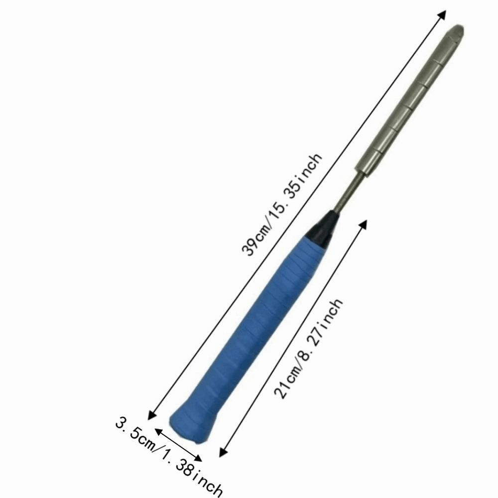 Detachable Weight Badminton Training Racket Stainless Steel Badminton Swing Training Rod  Training