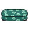 Pencil Pouch Casual High Capacity 300D Polyester Zip Around Closure with Main Compartment Mesh Pocket and Pen Slots for Students