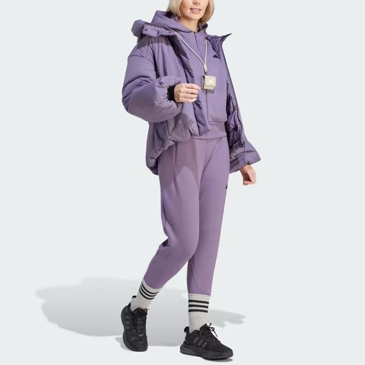 adidas MYSHELTER Женская фиолетовая пуховая куртка средней степени утепления HZ5700