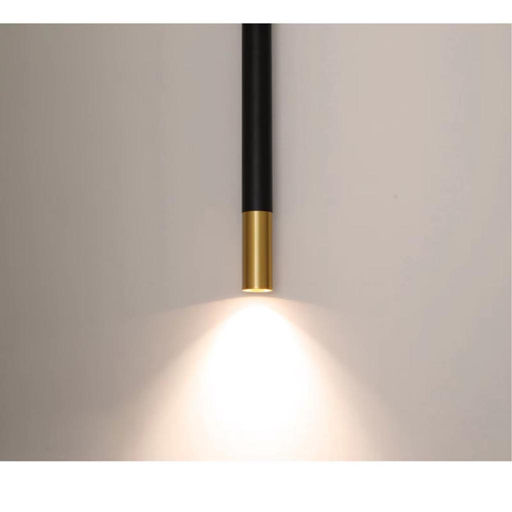 Modern Chandelier Tube Light Living Room Pendant Light Hanging Ceiling Lamp Dining Room Fixture