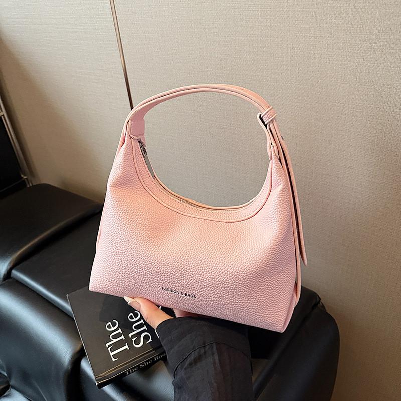 Small Vintage Dumpling Crossbody Bag With Sewn Details For Women