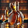 Tortoise Whiskey Bottle Sea Turtle Styling Design Glass Decanter Party Companion Decanter Bar