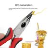 Инструменты для изготовления ювелирных изделий своими руками Стальные плоскогубцы Прочные круглогубцы Рукоделие Бисероплетение