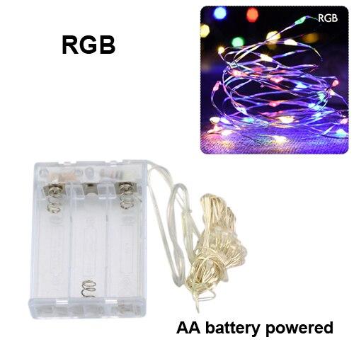 5 м медная проволока светодиодная гирлянда с мишурой на батарейках сказочные светодиодные гирлянды для праздника, Рождества, свадьбы, декора