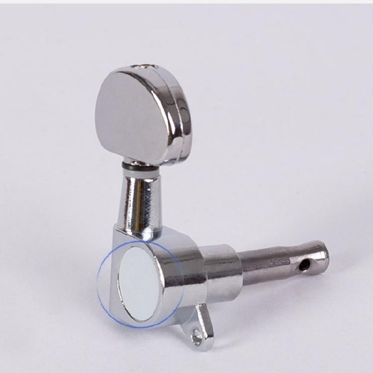 6 шт. Металлические колки для настройки гитары 3 левых 3 правых Головки грифа гитары Ручки Колки Замена Аксессуары для гитары Прочные