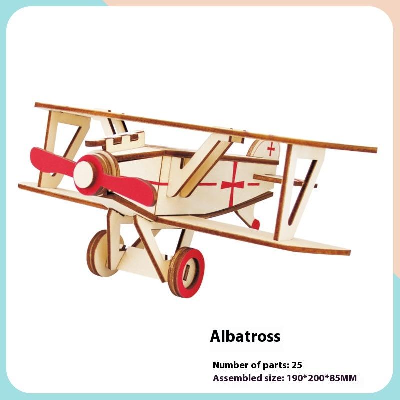 Моделирование Деревянная Игрушка Детская Самодельная Образовательная Сборка 3D Трехмерная Головоломка