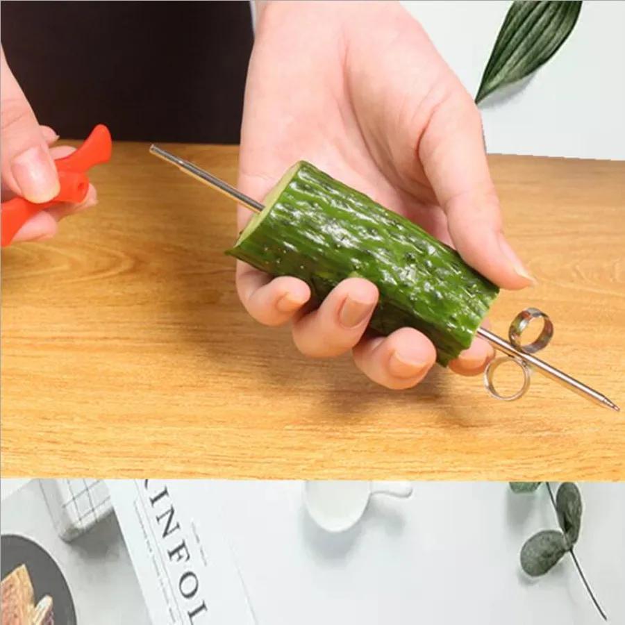 Спиральный резак для картофеля, ручной роликовый резак для картофеля фри, измельчитель, терка, кухонный гаджет, кухонные инструменты, овощерезка