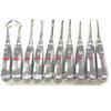 10 шт., стоматологический лифт из нержавеющей стали, лифт для зубов Claredor, изогнутый корень, шестигранная ручка, стоматологический хирургический инструмент, инструмент