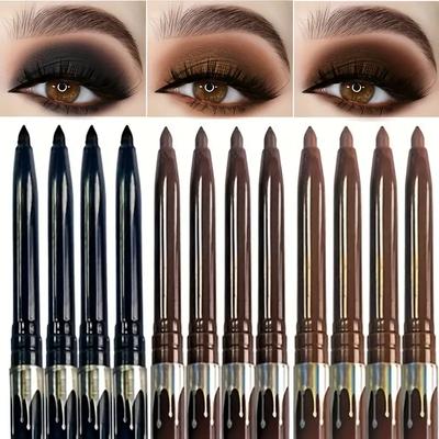 1 шт. 2 в 1 черная водостойкая подводка для глаз жидкая подводка для глаз карандаш для макияжа косметика стойкая к поту долговечная косметика для макияжа