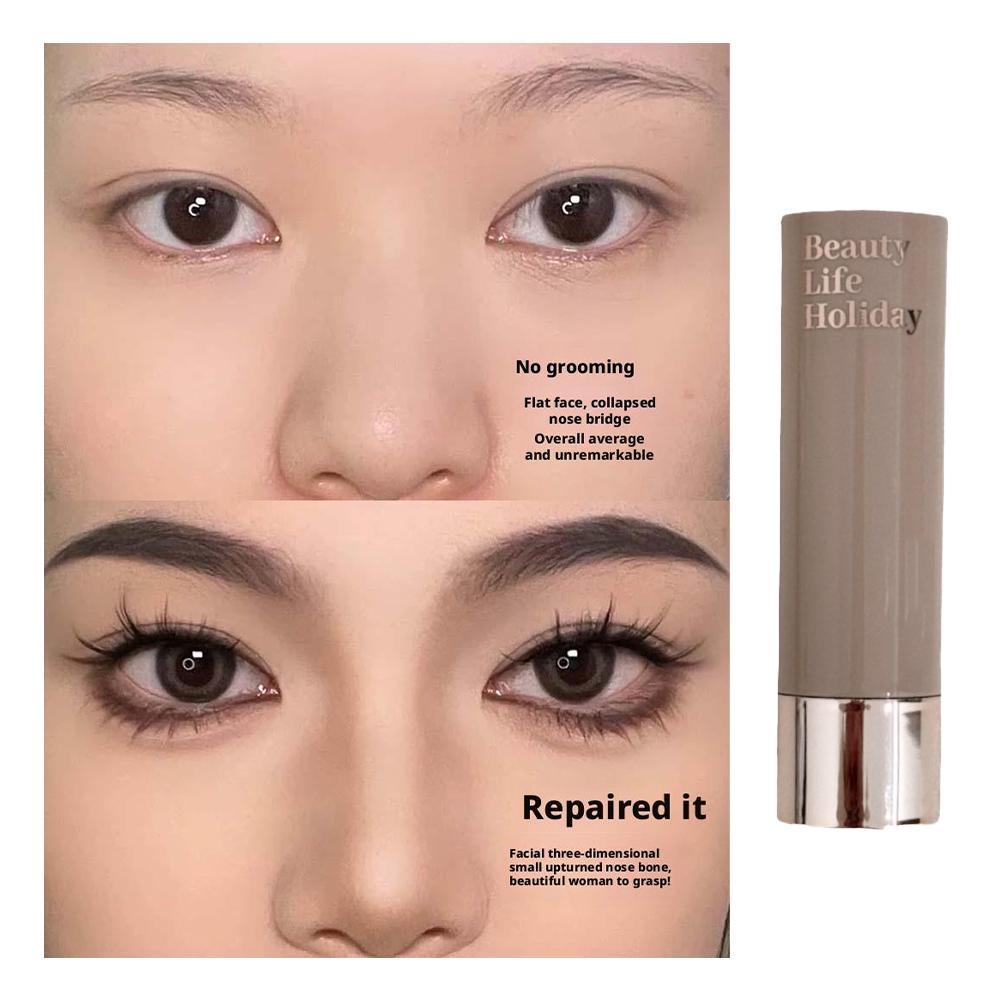 Водостойкий макияж для контурирования лица, увлажняющий матовый контур, груминг, тени для носа, гладкий нос, моно J9X4