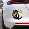 Для Самурая Инь Ян Японский Стиль Чернила Ронин Наклейка на Автомобиль Водонепроницаемые Мультяшные Наклейки с Персонажами Защита от Царапин Декор SH1220