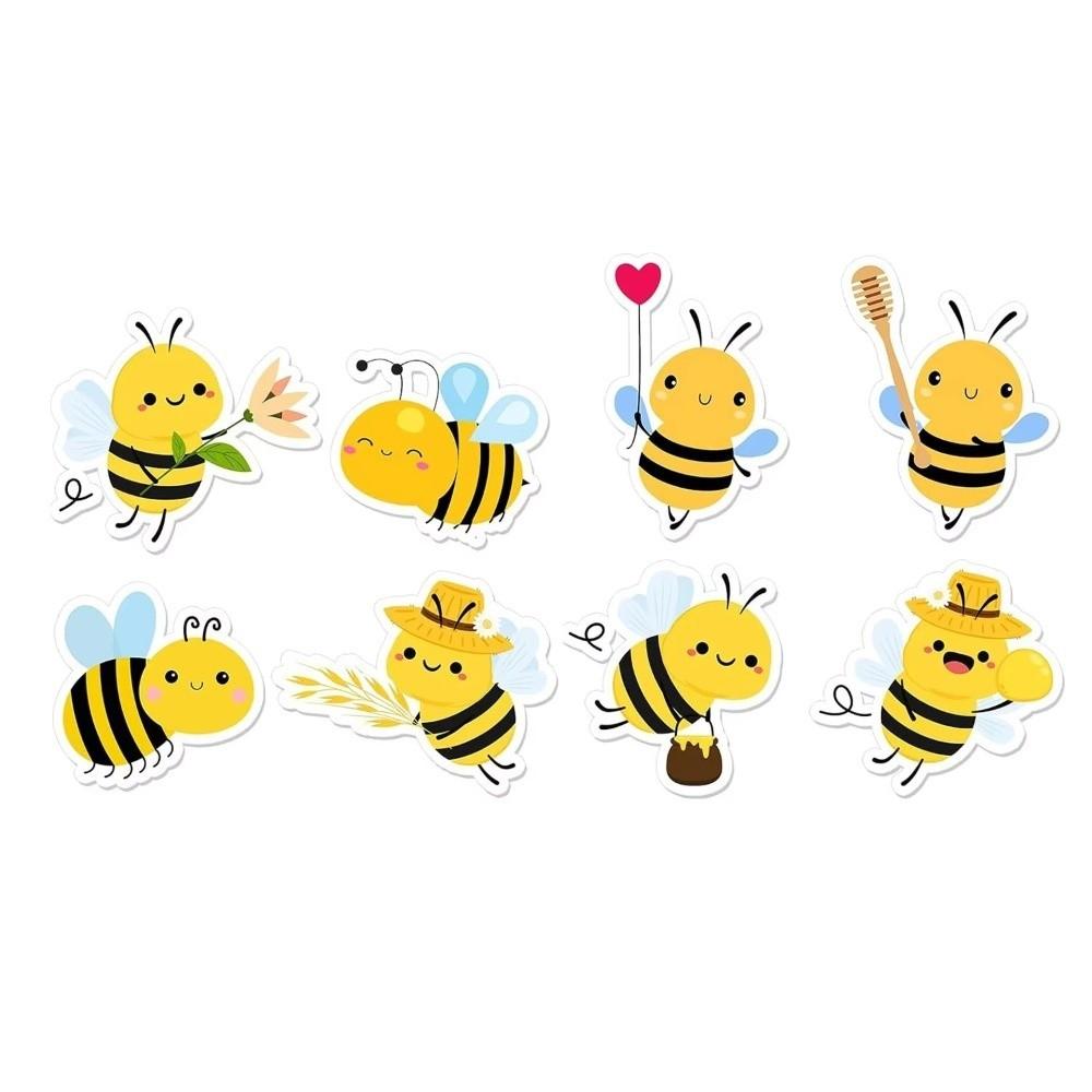 Bee Bee Stickers Waterproof Decoration Sticker Kids Toy Decor for Water Cup Computer