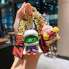 Cartoon Animation Sun Wukong Keychain Creative Car Key Chain Bag Doll Pendant Gift