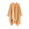 Women Shawl Scarf Solid Color Knitted Shawl Wrap Imitation Cashmere Shoulder Top Sweater Shawl Fashion Accessory