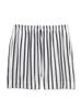Gelato Pique Striped Pile Shorts PWCP252364NVYF Cool-Touch