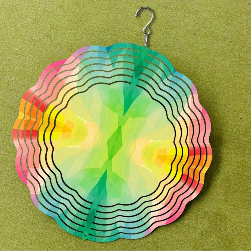 10 Inch Hanging Wind Chime Elegant Outdoor Garden Decor Summer Spring Courtyard Adornment with 360 Degree Hook Perfect Gift for Friends