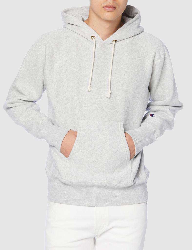 Hoodie Sweatshirt Brushed Lining Single Blue Tag Reverse Hooded Sweatshirt Black S [Champion] 11.5oz Weave(R) C3-W102 Men's