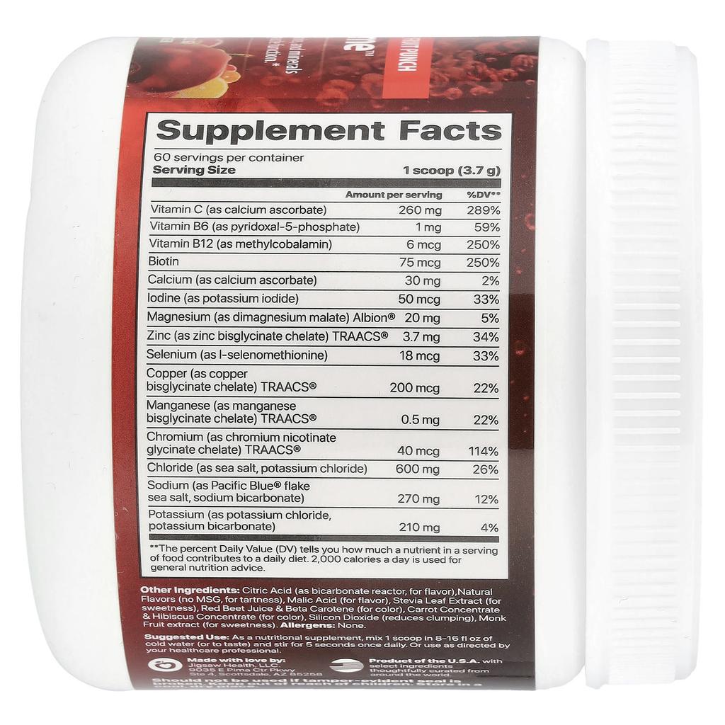 Electrolyte Supreme™, Fruit Punch, 222G(7.87Oz)