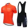 Strav Tour De France Cycling Suit Short Sleeve Suit Men's and Women's Summer Breathable Road Mountain Bike Suit