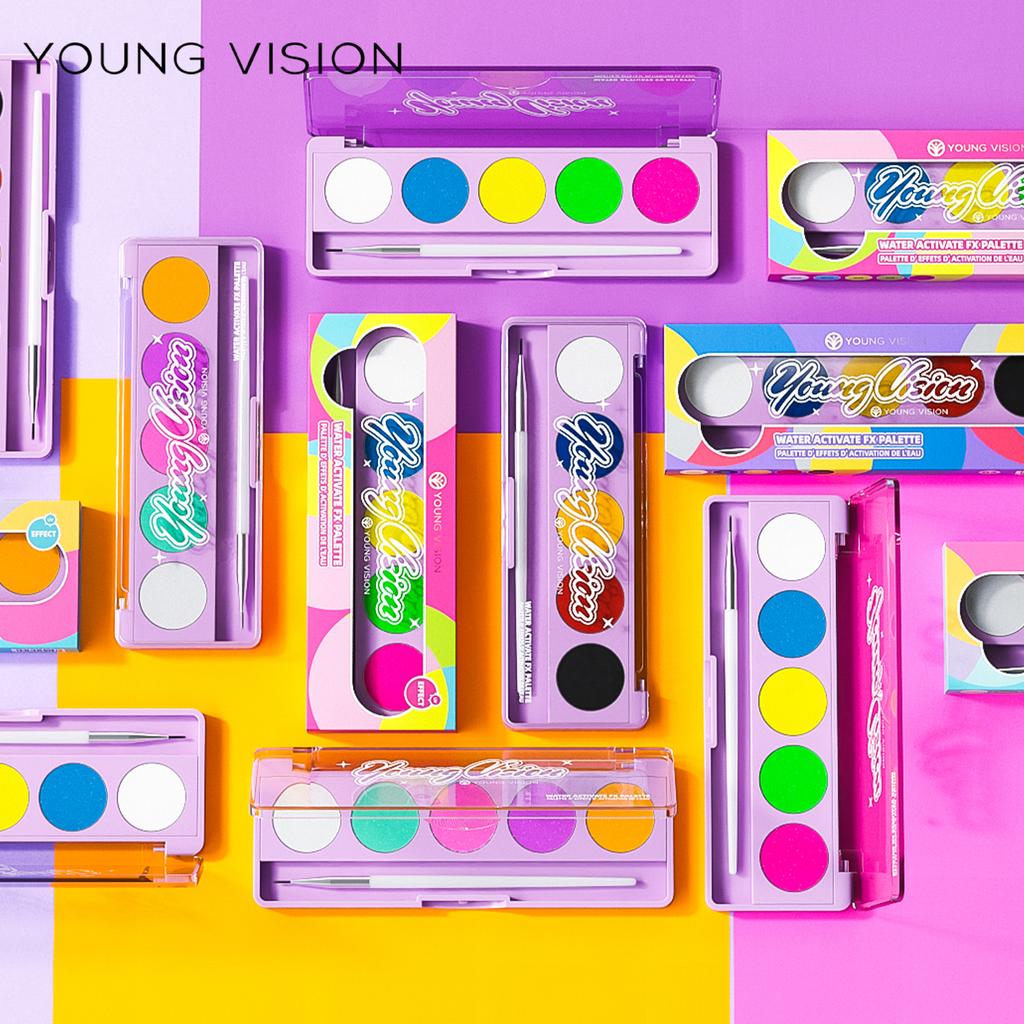 Флуоресцентная УФ-пластина для аквагрима лица, водорастворимая паста для аквагрима лица, сценический макияж