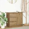 VidaXL Buffet with Drawer Artisan Oak 71x35x65 Cm Engineered Wood, Storage Furniture, Buffet, Entryway Furniture, Furniture 861579