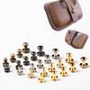 10Sets Round Head Brass Rivets DIY Supplies Studs Screws Cloth Accessories Bag Accessories 10pcs