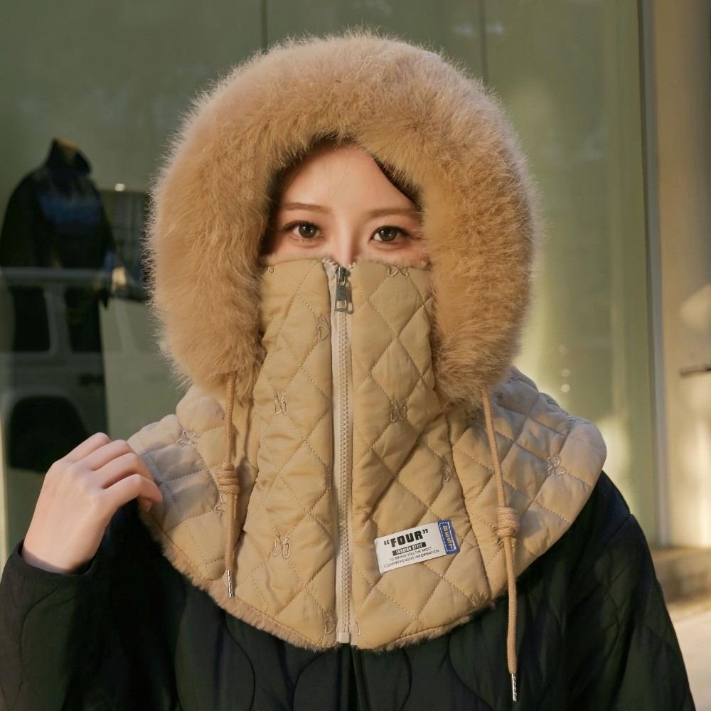 Windproof Winter Hat Plush Beanies Cap Cycling Cap Ear Protection Hat Outdoor