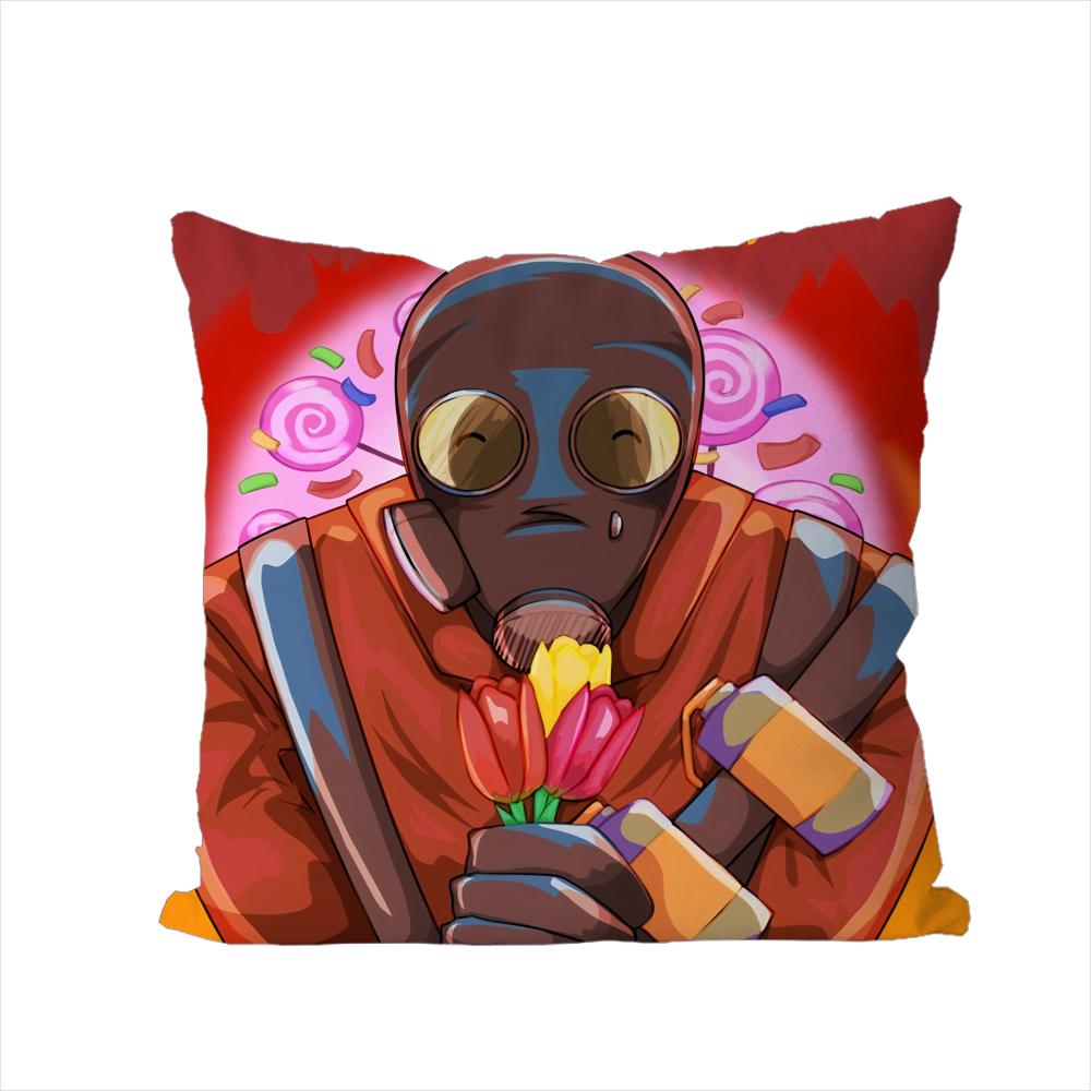 Игровой Наволочка Team Fortress 2 Для Автомобиля Дивана Декоративная Домашняя Двусторонняя Печать Плюшевая Квадратная Подушка Декоративная Наволочка