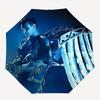 Rammstein Automatic Open/Close Umbrella, Portable 3-Fold Compact Umbrella for Men & Women, Perfect Gift for Birthday, Christmas Ideal for Ev