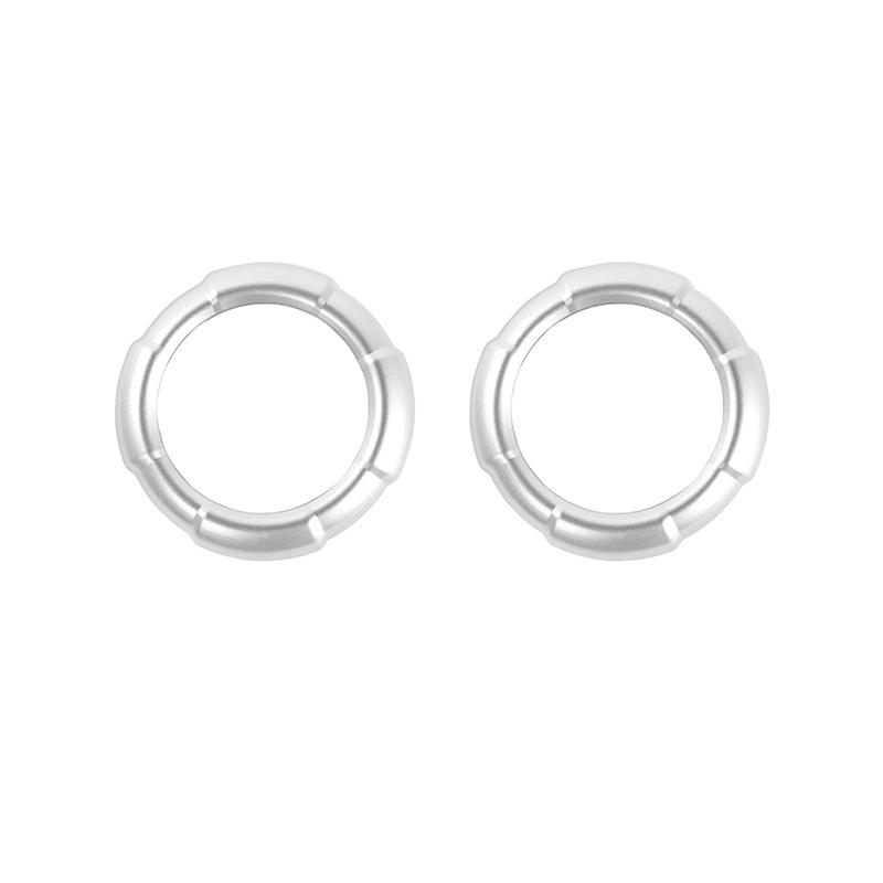 ABS Car Air Conditioning Vent Outlet Decoration Ring Cover Stickers Frame For Suzuki Jimny Up Car Interior