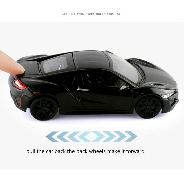 1/32 Acura NSX Спортивный автомобиль Сплав Литой Модель автомобиля Игрушки Подарки