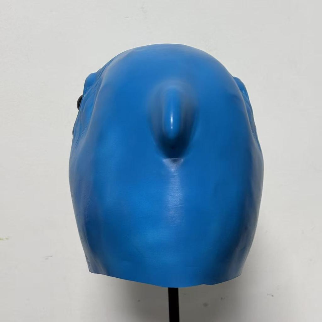 Funny Shark Hood Mask Cosplay Marine Organisms Blue Shark Latex Masks Halloween Carnival Dress Up Party Costume Props