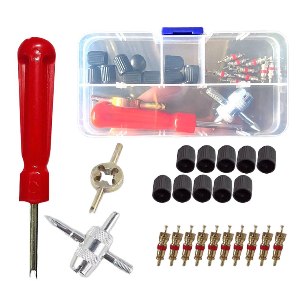 Wide Compatibility Valve Core Kit Valve Stem Kit Tire Valve Repair