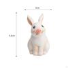 Фигурка животного Миниатюрная скульптура из смолы для офиса и гостиной