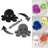 Doublesided Flip Reversible Octopus Plush Toy Marine Life Stuffed Doll Animals