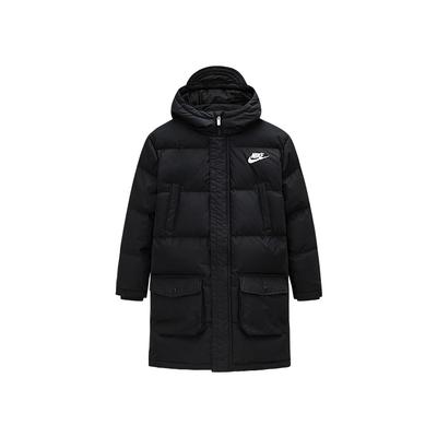 Swoosh Solstice Series Теплая удобная повседневная куртка с капюшоном Детские куртки Черный NY2342002GS-001
