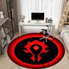 1 шт. Круглый ковер World Of Warcraft для офиса, коврик для помещений, подходит для офиса, спальни, гостиной, домашнего декора, декора комнаты a0926127
