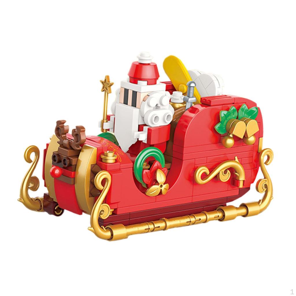 Рождественские строительные блоки, набор игрушек, набор игрушек «сделай сам» для детей 6, 7, 8, 9+ лет