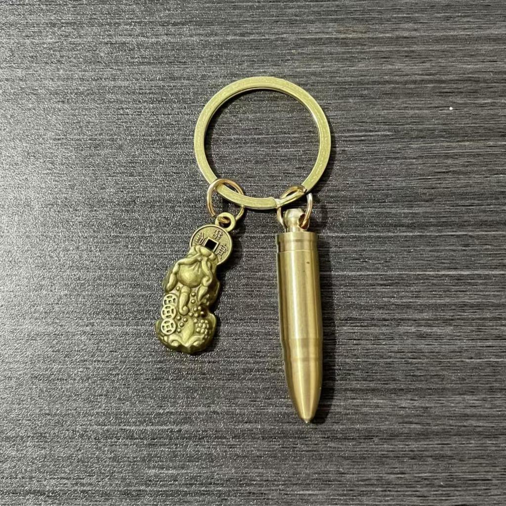 Латунная Пуля Ручной Работы Мини-Нож Брелок-Подвеска