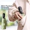 Восьмиспицевой мини-карманный зонт, пятисложенный складной зонт двойного назначения, для путешествий