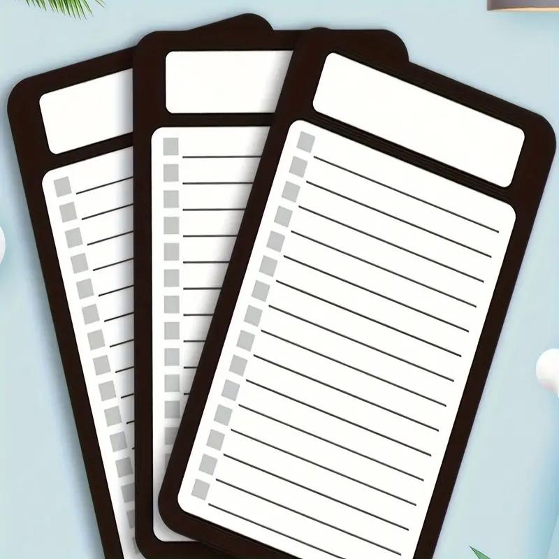 Planner Note Pad Fridge To Do Appointment Reminders Clear Printing Magnetic Shopping List Pad Office