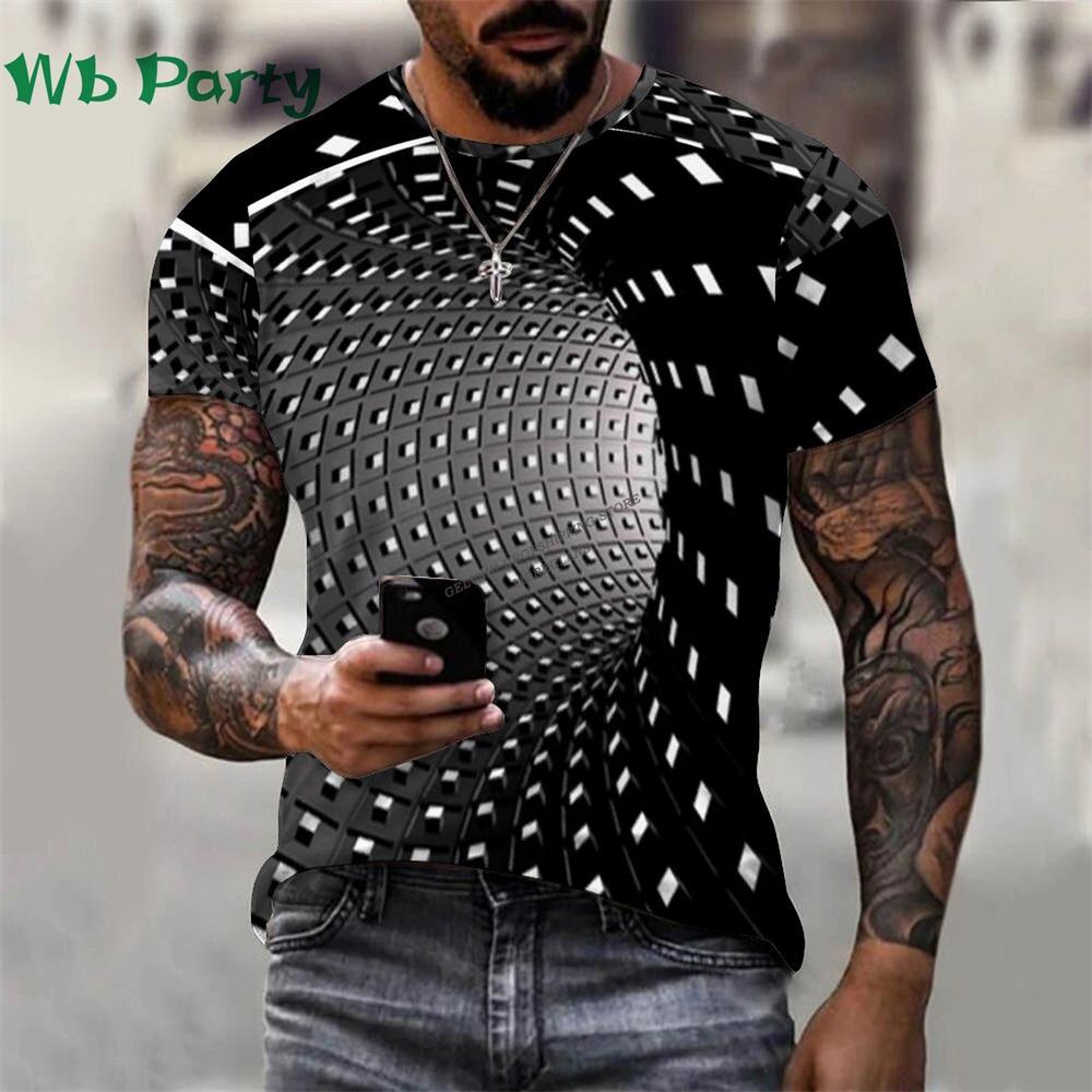 3D Pattern Printed Men's Designer Clothing Men's Summer T-shirt Men's Short Sleeve T-shirt Abstract T-shirt Pattern T-shirt