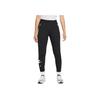 Спортивные брюки-клеш с принтом логотипа Nine-Point Tapered Knit, женские, черные DO9159-010