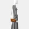 [Pre-Owned] Millie Visetos Classic Monogram Print Light Trendy Cool Girl Flap Chain Crossbody Bag Medium - Very Good #A168SB