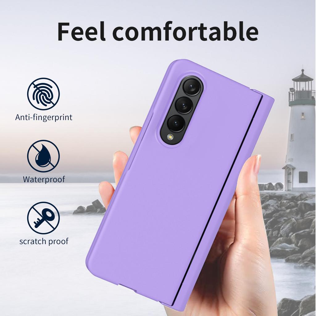 Full Body Glass Film Phone Case For Samsung Galaxy Z Fold4 5g Fold 4 Fold3 Fold2 Fold 3 2 Zfold4 S Pen Holder Folding Cover