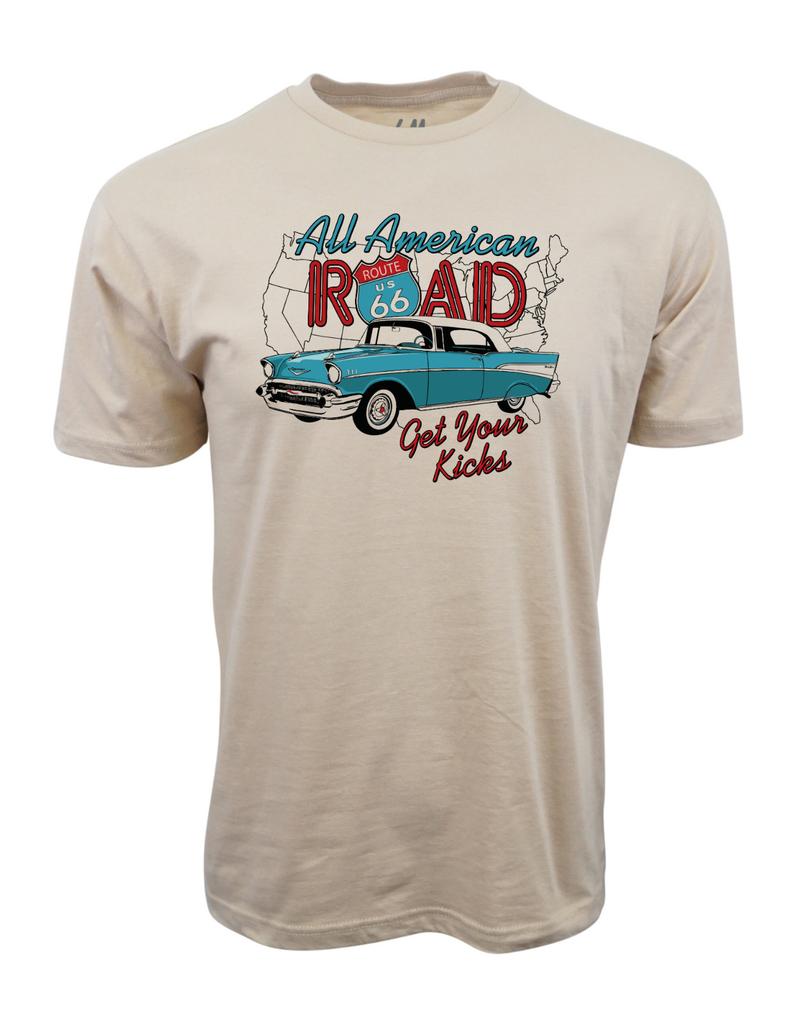 All American Road Trip Route 66 Graphic T Shirt