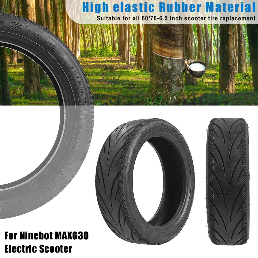 Электрический самокат 10 дюймов передняя или задняя бескамерная шина CST 60/70-6.5 резиновая шина для Segway Ninebot MAX G30 KickScooter часть колеса