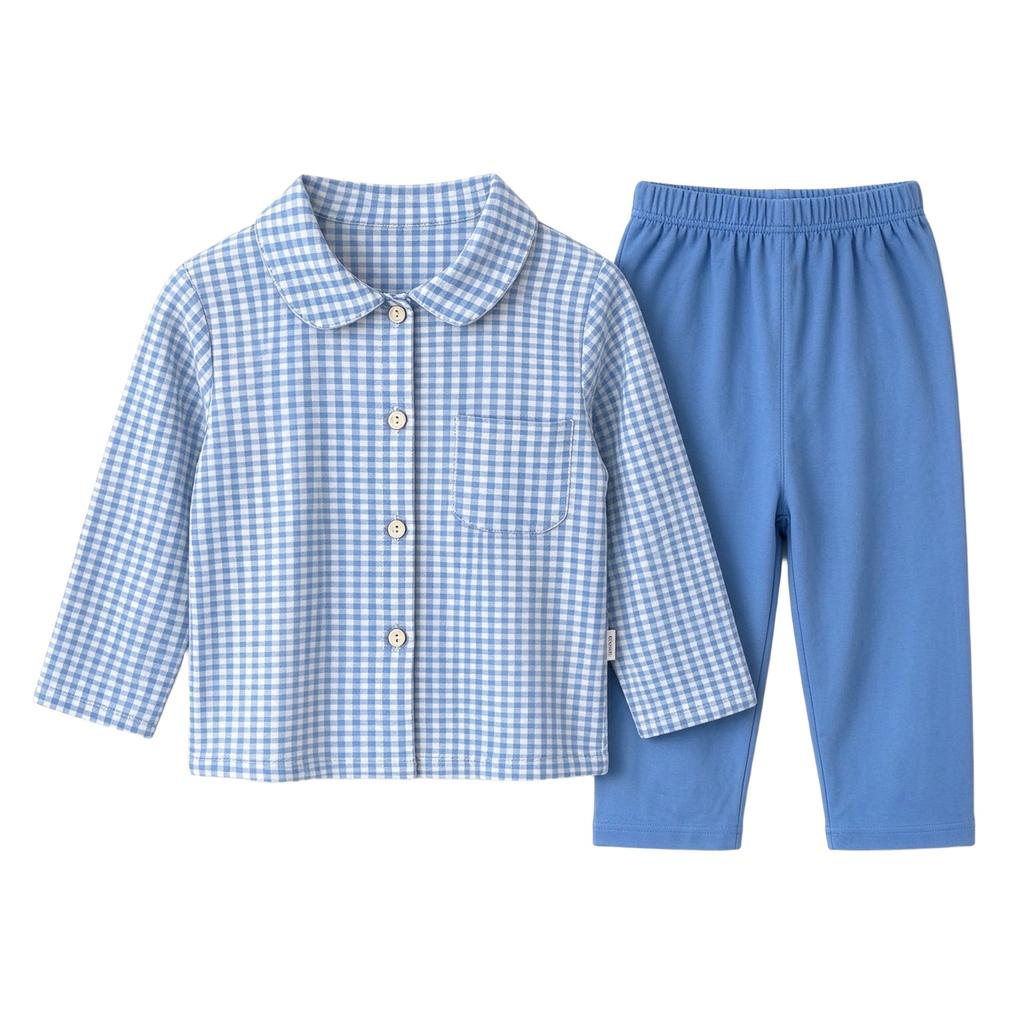 Boys and Girls Cute Printed Pajama Set, 2-Piece Sleepwear and Sportswear Outfit for Lounging and Play