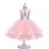 Girls Halloween Princess Dress Lace Tutu Dress Double Layer Fairy Birthday Party Costume